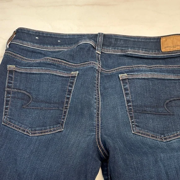 American Eagle Outfitters Women's Boot Cut Jeans - Dark Blue NWOT - Picture 5 of 5